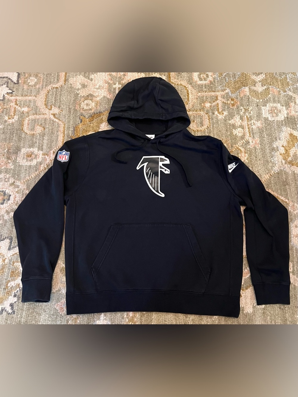 Alanta Falcons Nike NFL Hoodie Men’s Size Large Color Black